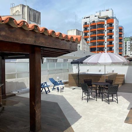Cobertura Guaruja Apto Com Jacuzzi E Churrasqueira Luaran gambar