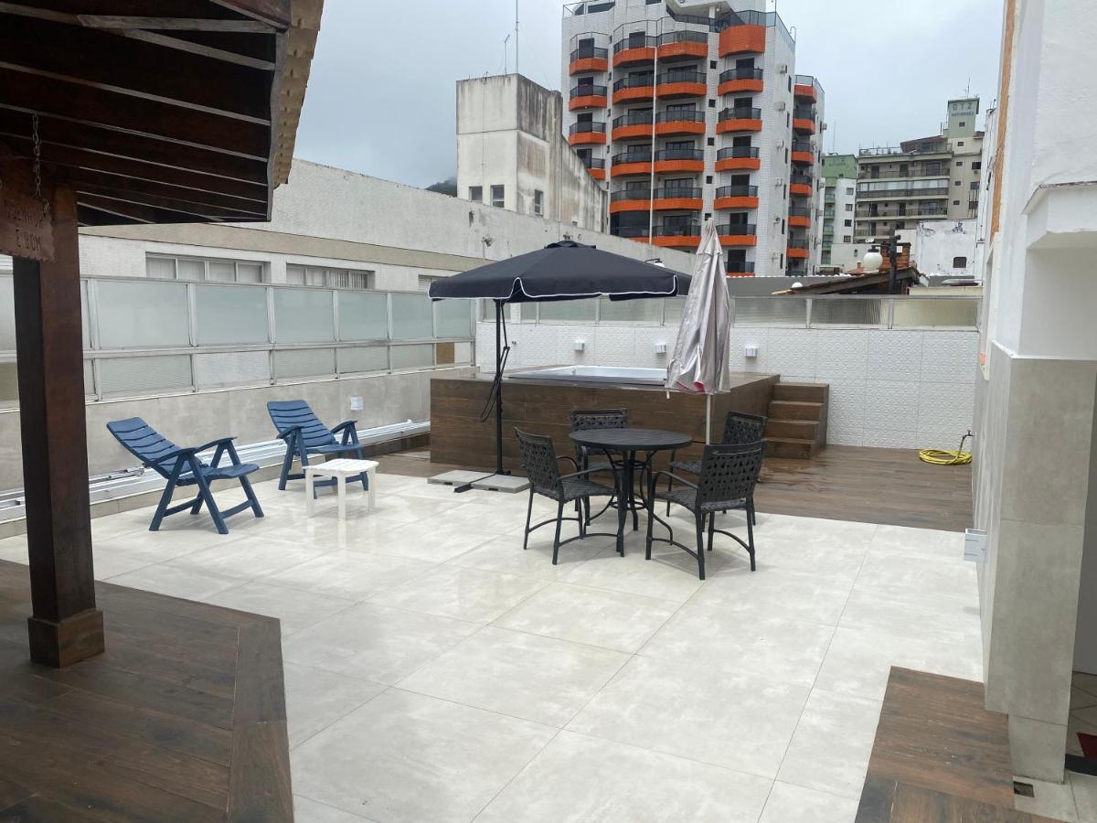Cobertura Guaruja Apto Com Jacuzzi E Churrasqueira Luaran gambar