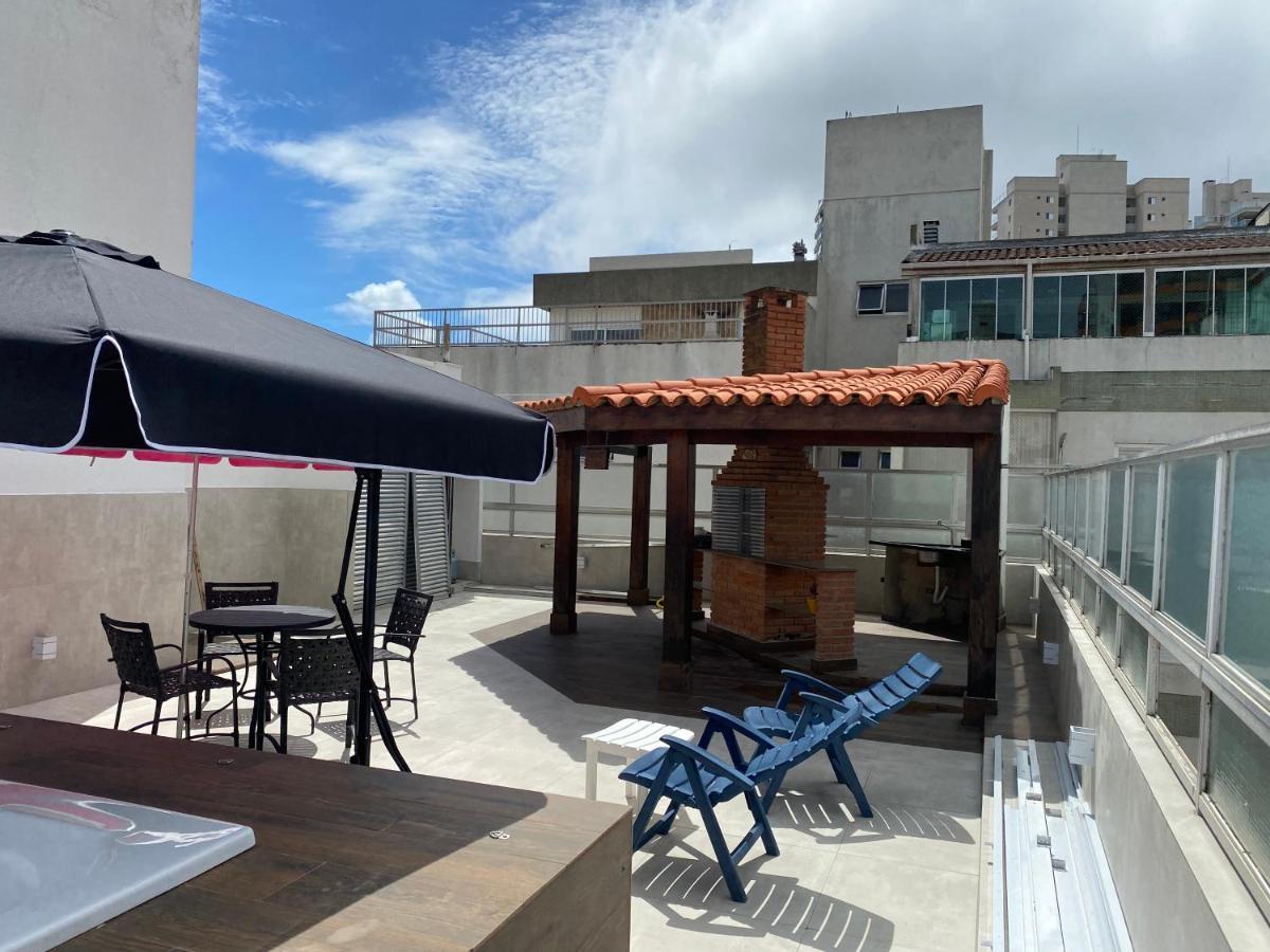 Cobertura Guaruja Apto Com Jacuzzi E Churrasqueira Luaran gambar