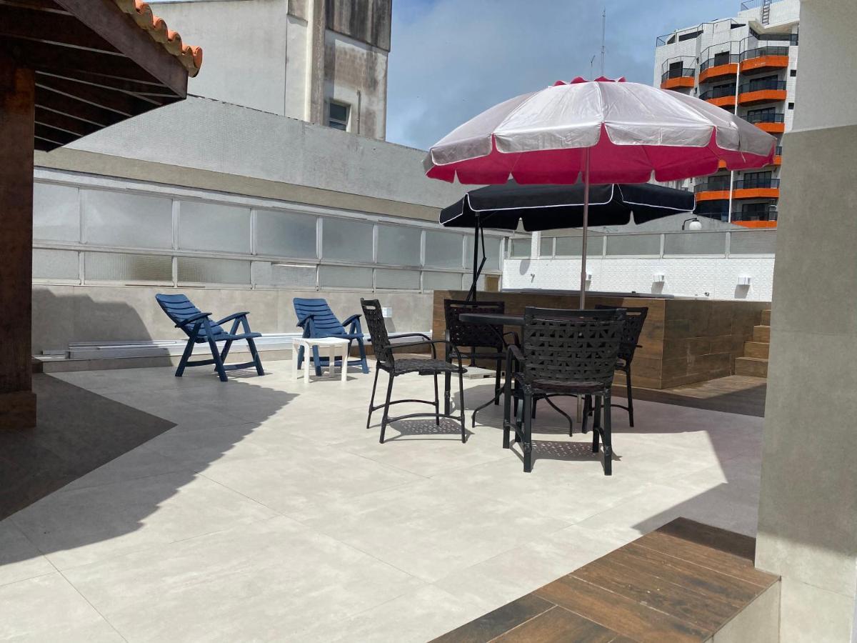 Cobertura Guaruja Apto Com Jacuzzi E Churrasqueira Luaran gambar