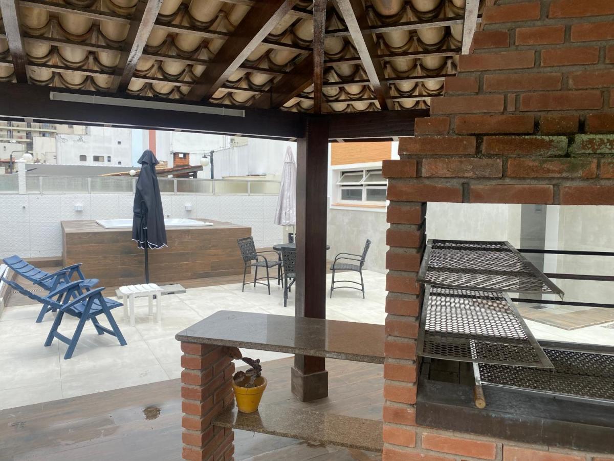Cobertura Guaruja Apto Com Jacuzzi E Churrasqueira Luaran gambar